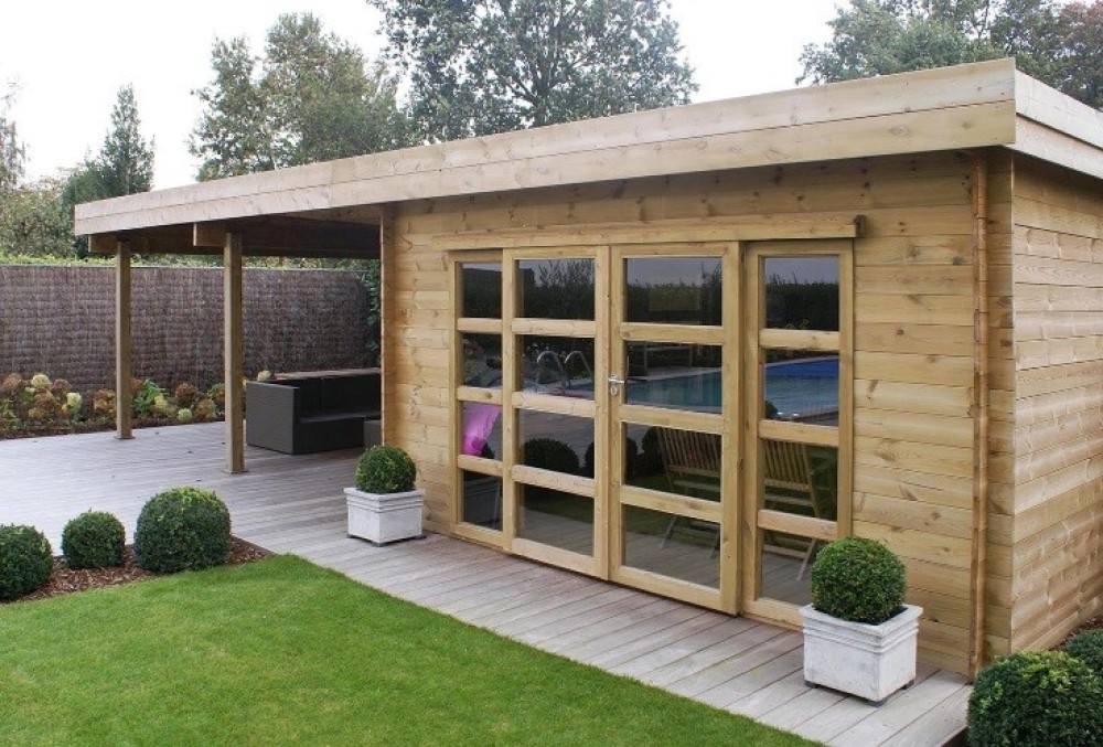 Porte de garage pour abri de jardin
