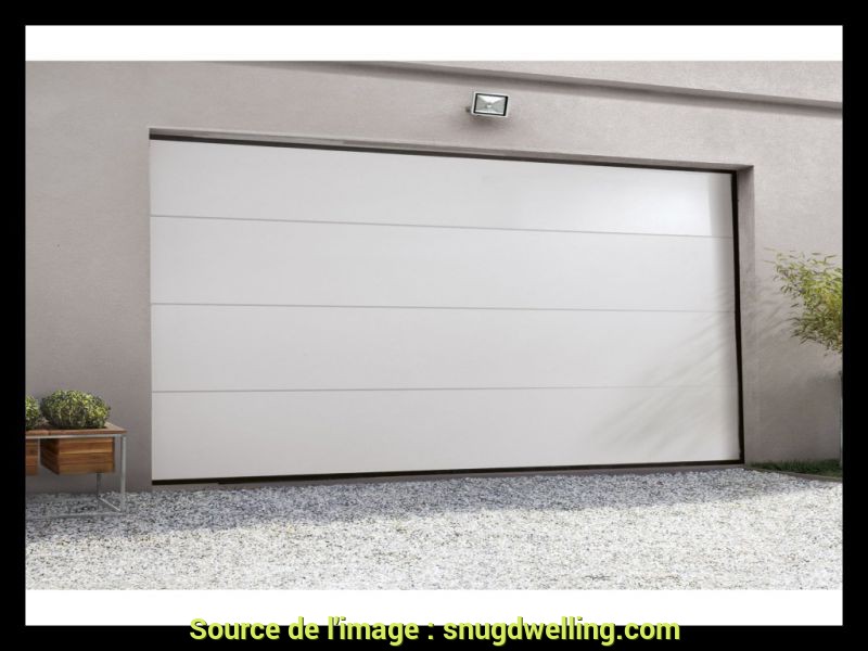 Porte de garage sectionnelle motorisée hormann prix