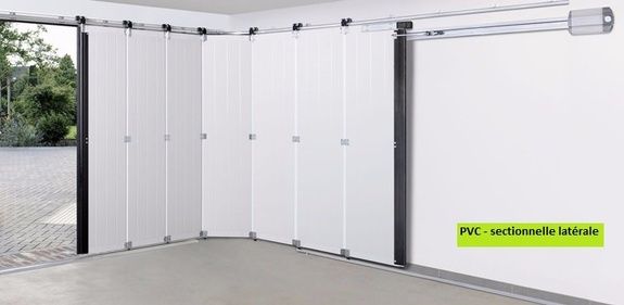 Porte de garage coulissante sans ecoinçon