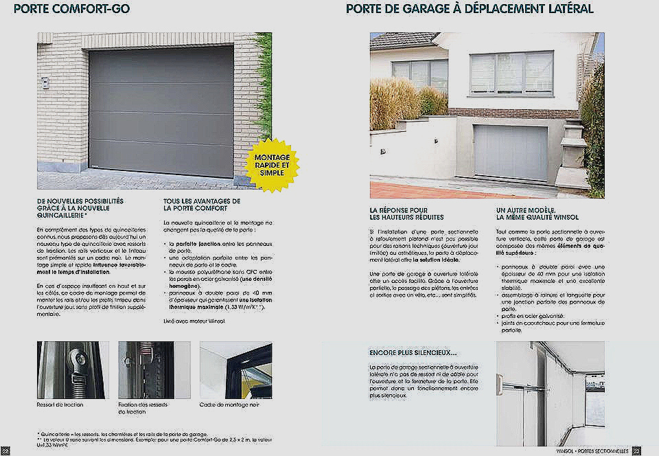 Montage motorisation porte de garage sectionnelle