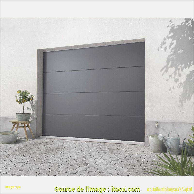 Porte de garage sectionnelle 300x200 castorama