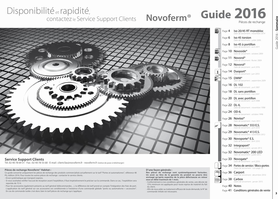 Guide pour porte de garage
