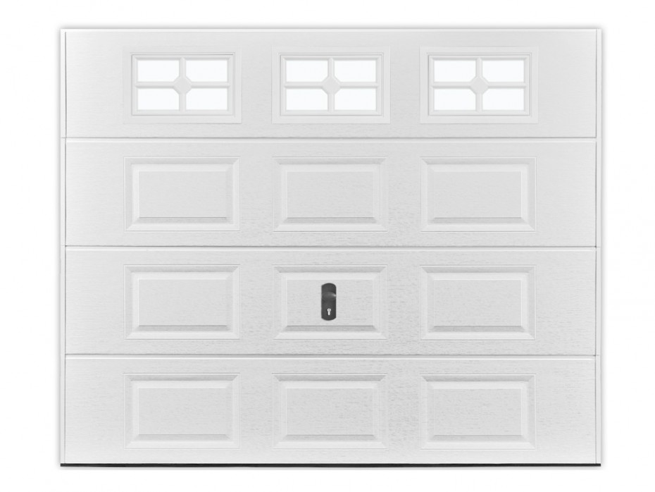 Porte de garage blanc