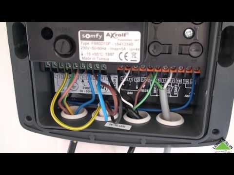 Reglage moteur porte de garage enroulable somfy