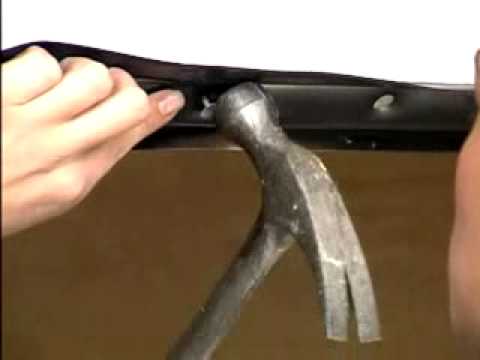 Coupe froid bas de porte de garage