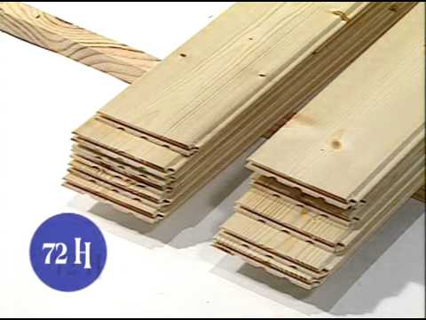 Latte de bois pour porte de garage