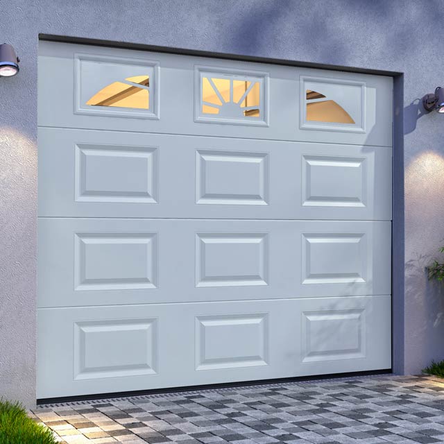 Porte de garage gris anthracite castorama