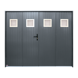 Prix porte de garage 4 vantaux aluminium