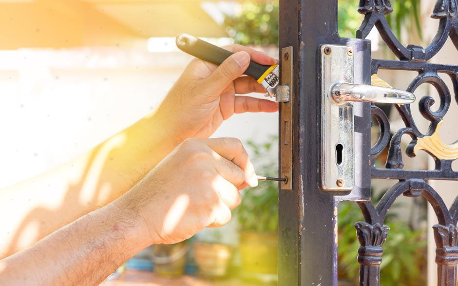 Ouvrir une serrure porte de garage basculante