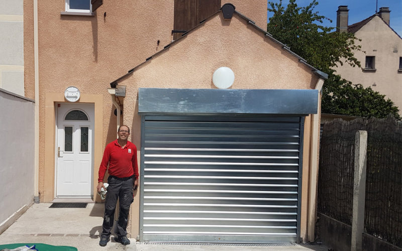 Rideau metallique porte de garage