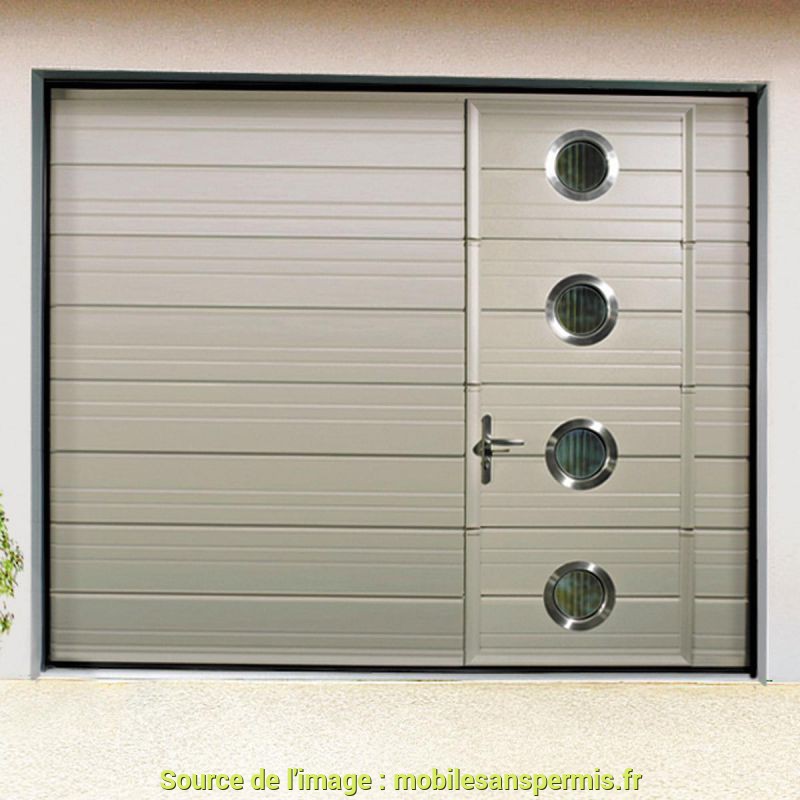 Porte de garage sectionnelle h 215x240