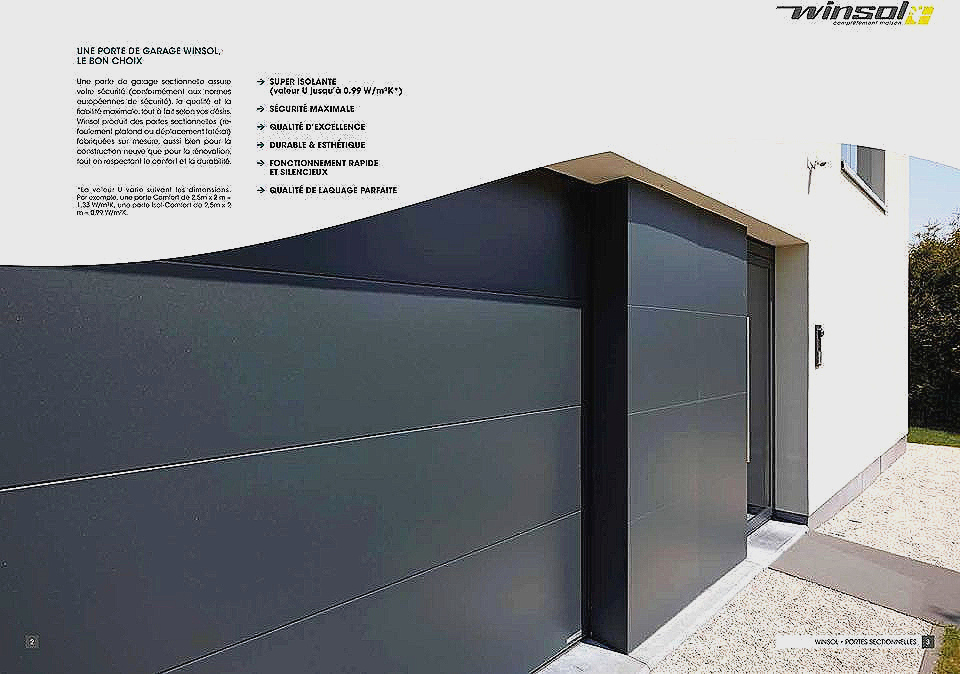 Bas de porte de garage basculante