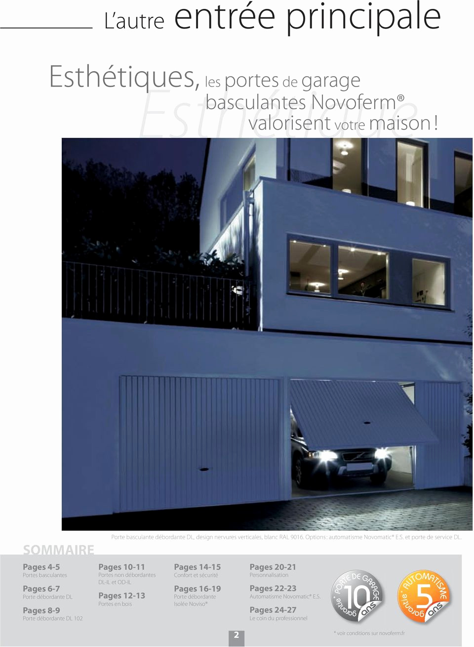 Boudin d'isolation porte de garage