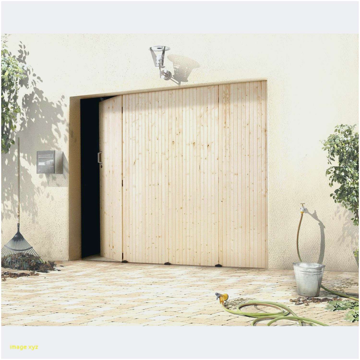 Porte de garage laterale
