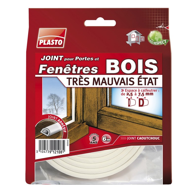 Joint mousse porte de garage plasto