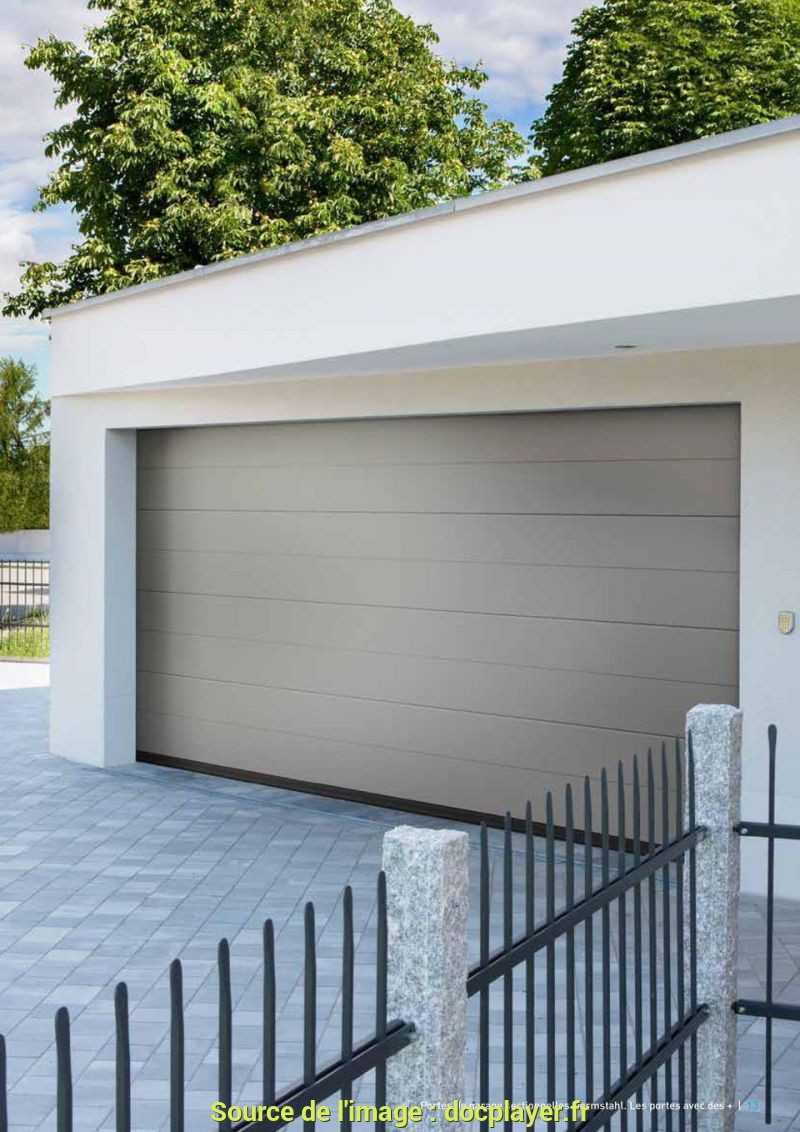 Tarif porte de garage sectionnelle normstahl