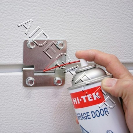 Lubrifiant pour porte de garage sectionnelle
