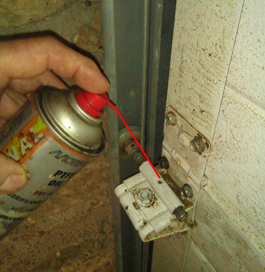 Entretien porte de garage sectionnelle