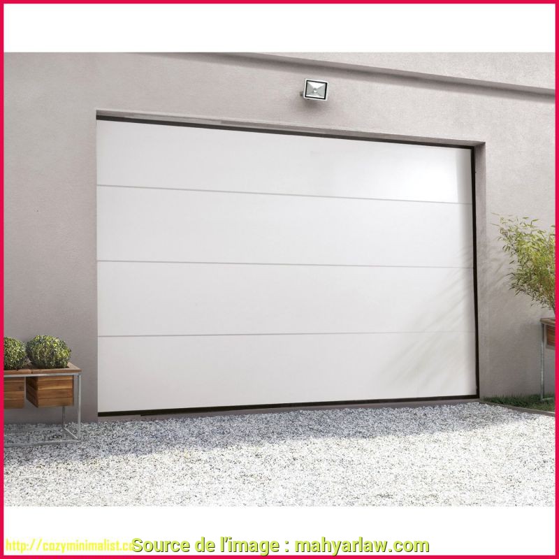 Pose porte de garage sectionnelle novoferm