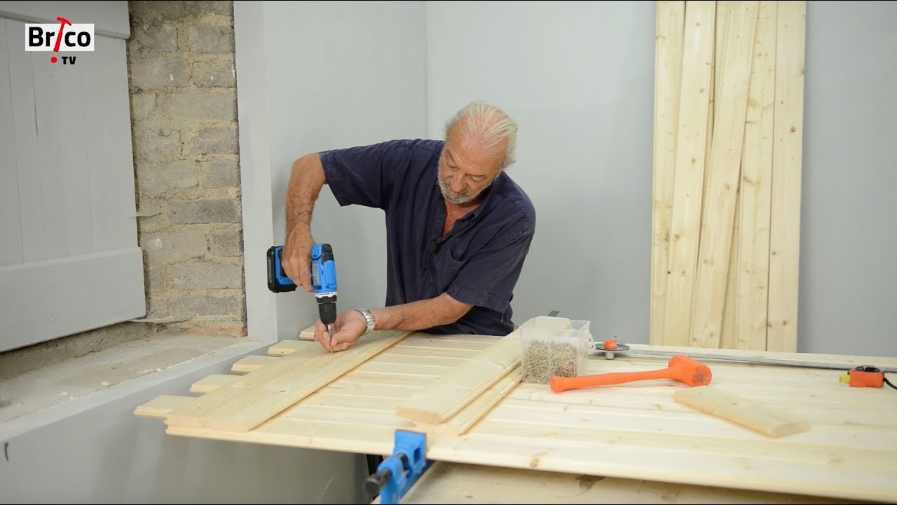 Planche bois pour porte de garage