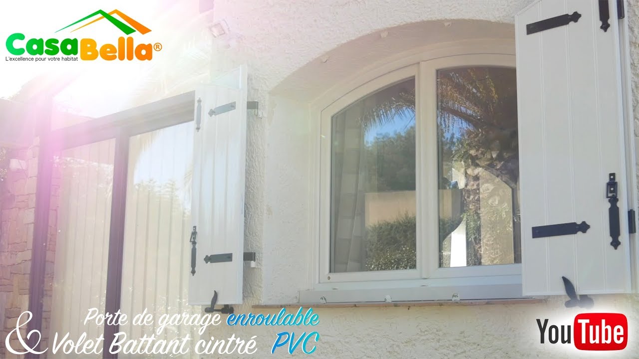 Porte de garage enroulante pvc