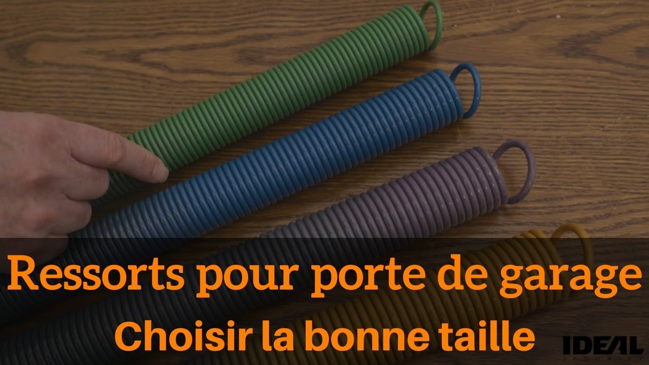 Ressorts pour porte de garage basculante