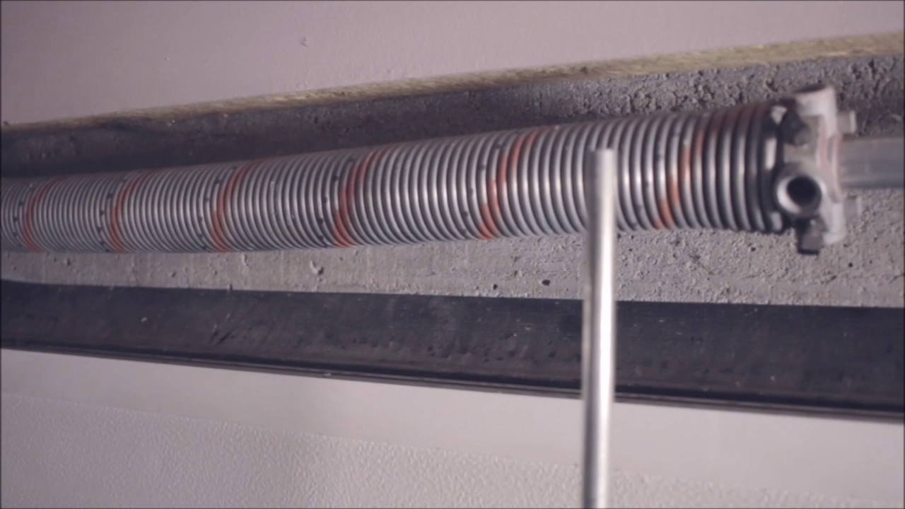 Comment réparer porte de garage basculante