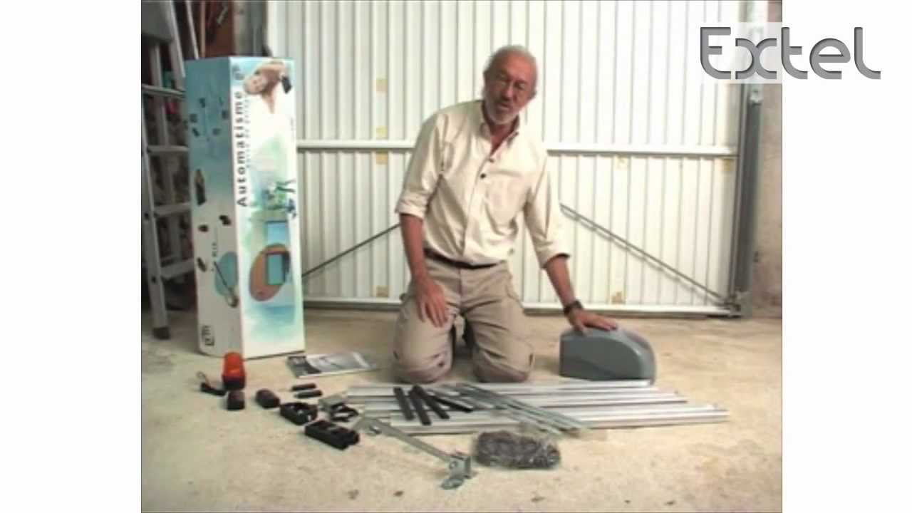 Pose d'un moteur de porte de garage