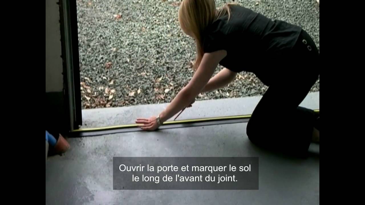 Porte de garage non étanche
