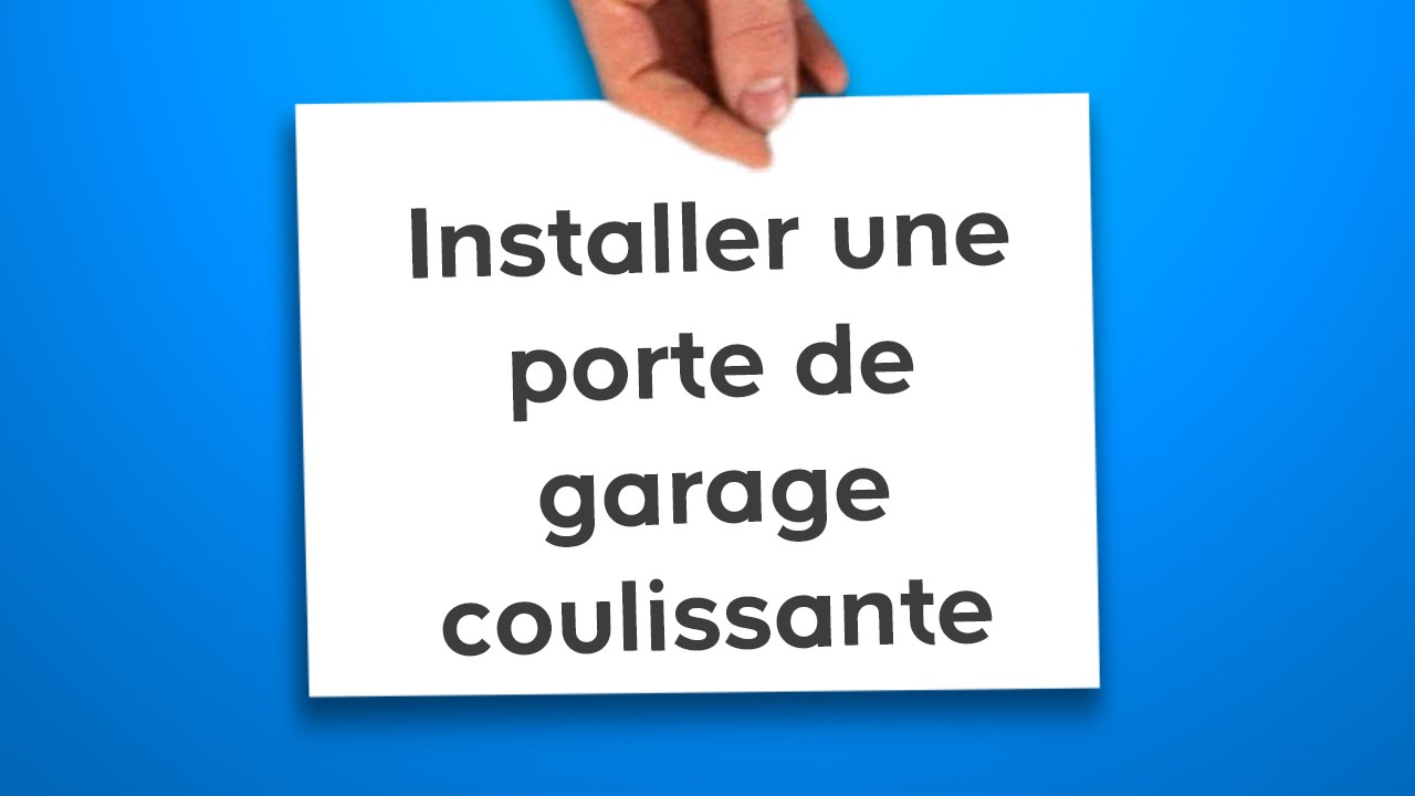 Rails pour porte de garage coulissante