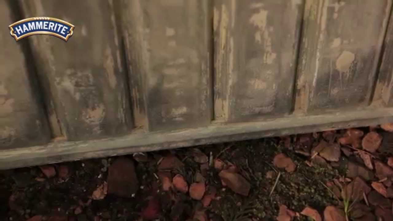 Comment decaper une porte de garage en fer