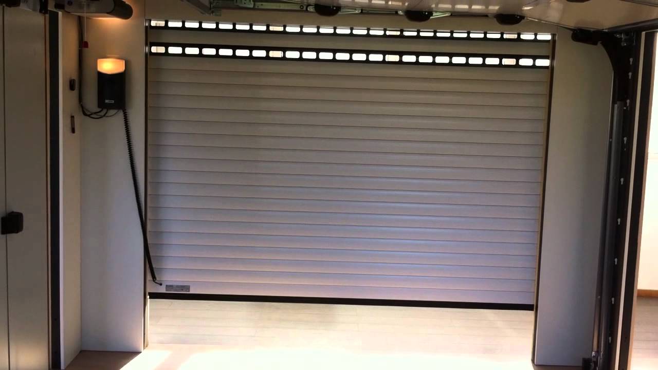Porte de garage enroulable reglage
