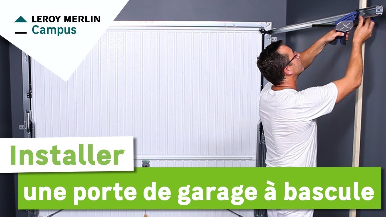 Porte de garage basculante en applique