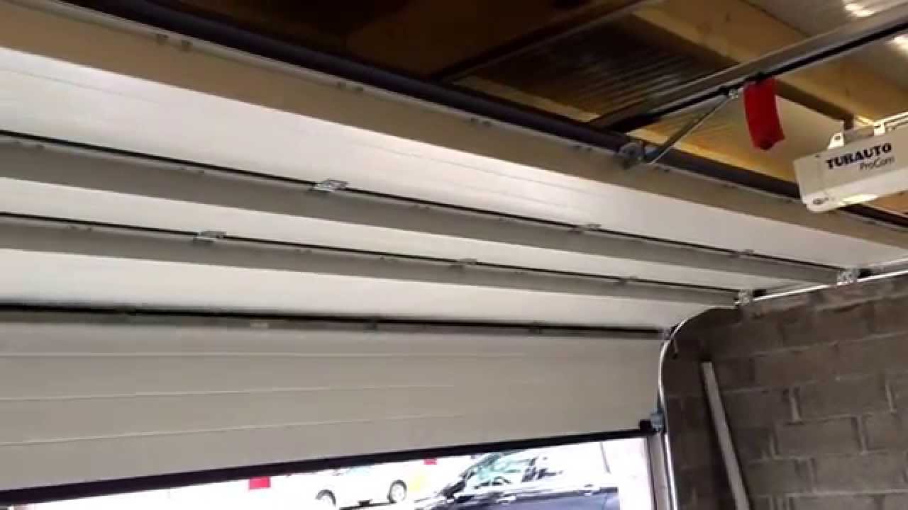 Probleme installation porte de garage sectionnelle