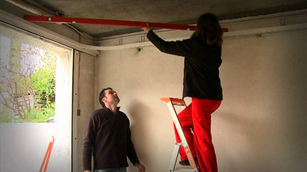 Porte de garage sectionnelle fixation laterale
