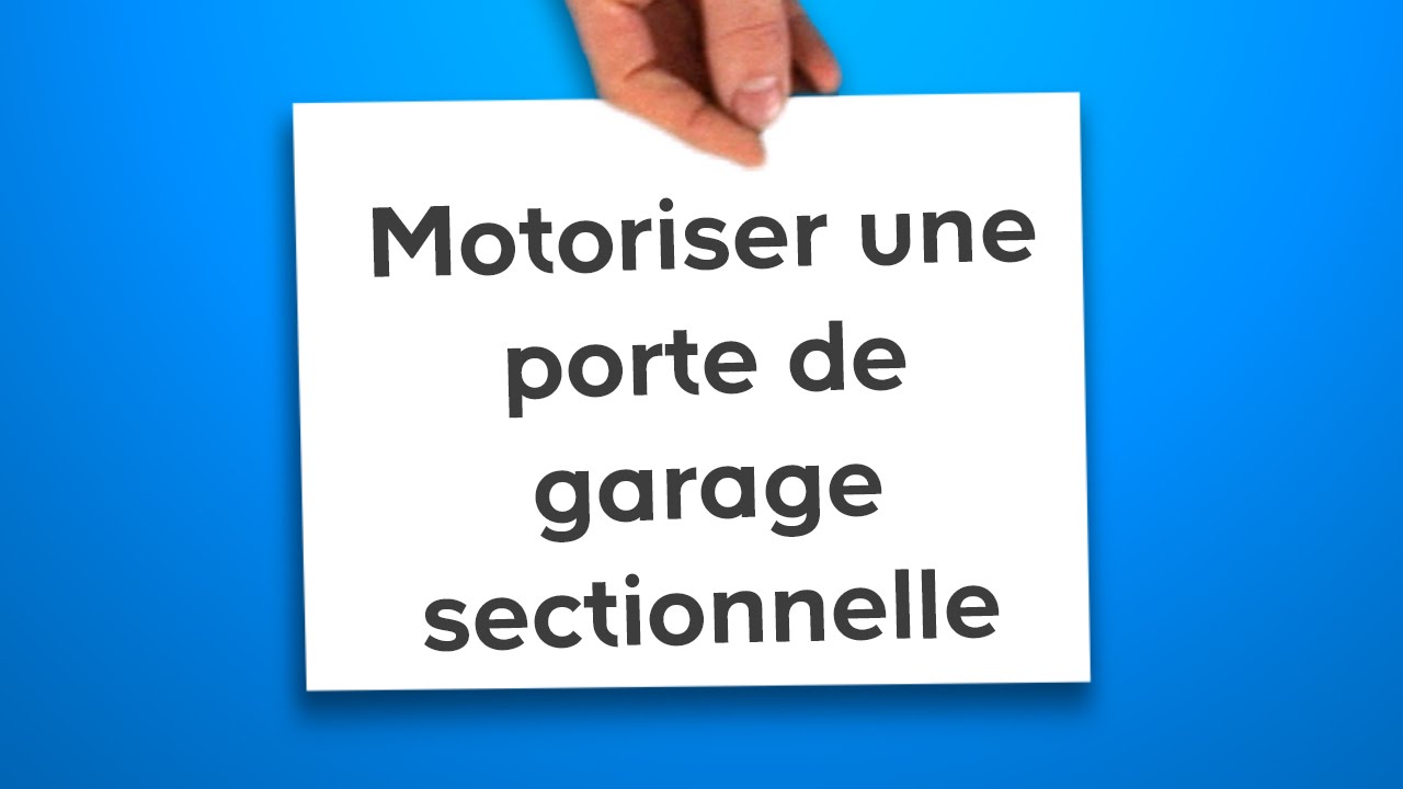 Electrifier porte de garage
