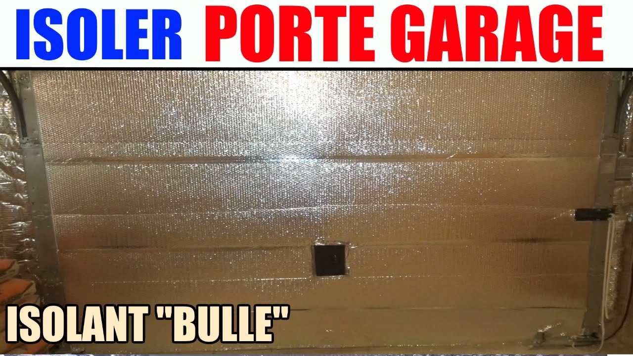 Isolant pour porte de garage métallique
