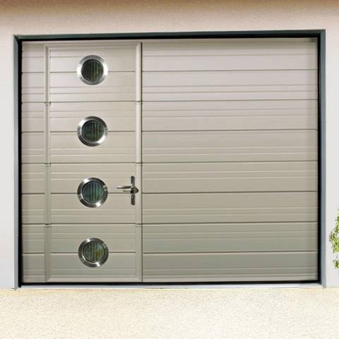 Porte de garage enroulable aluminium kiev 1 blanc