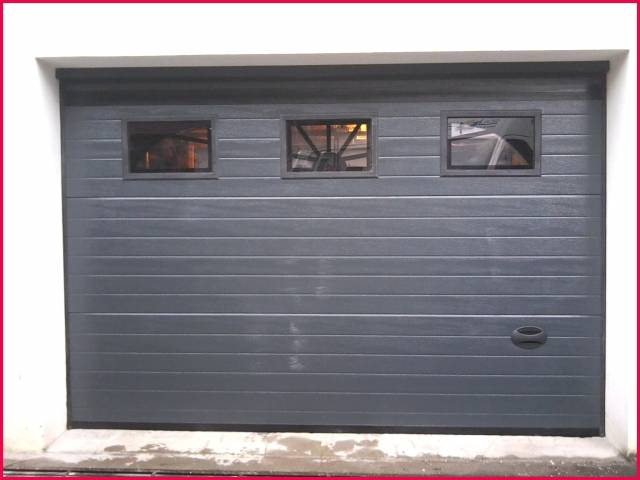 Réglage porte de garage sectionnelle motorisée