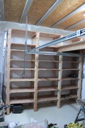 Amenagement au dessus porte de garage