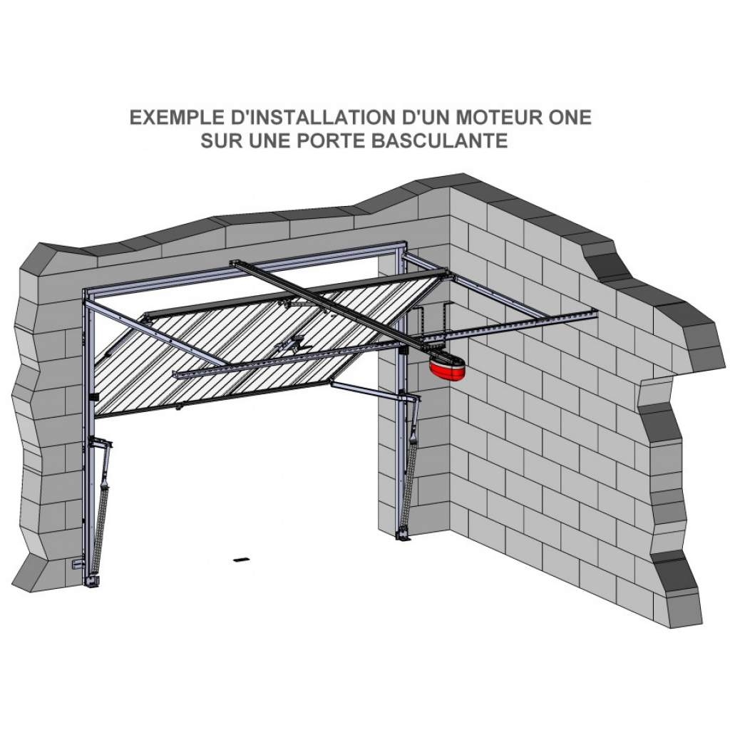 Motorisation porte de garage extel