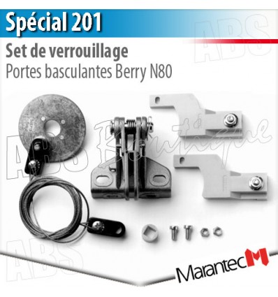 Motorisation porte de garage verrouillage