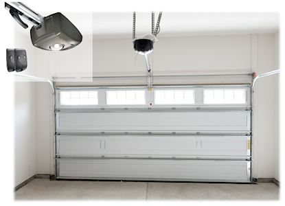 Alimentation porte de garage