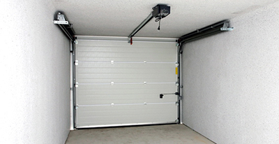 Porte de garage sectionnelle motorisé sur mesure