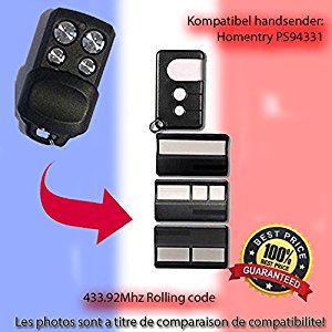Appairage telecommande porte de garage