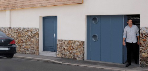 Porte de garage coulissante novoside