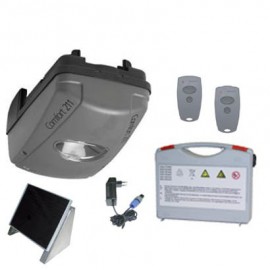 Alimentation solaire pour porte de garage