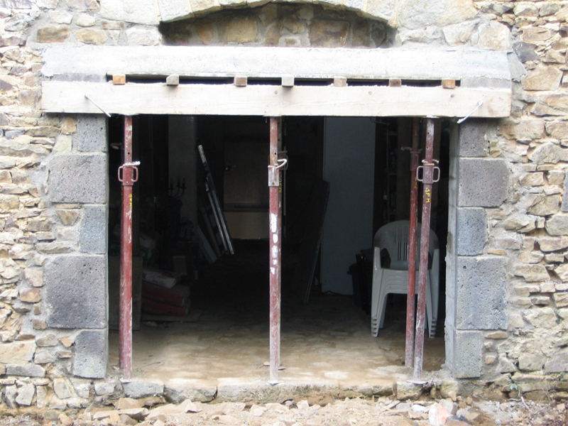 Porte de garage voute