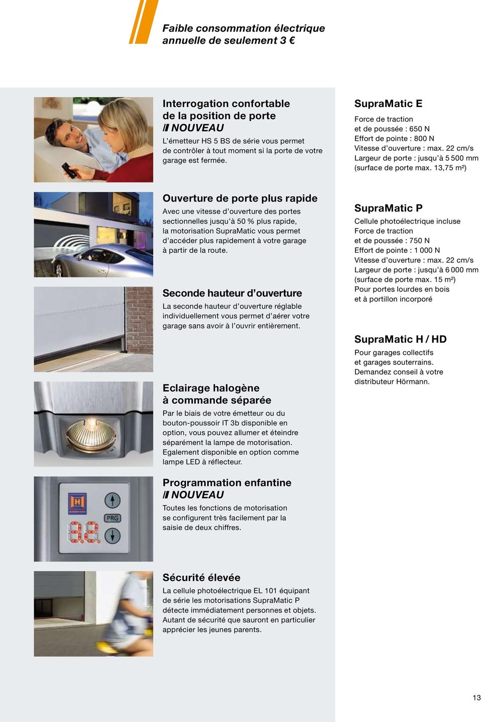 Ouverture intempestive porte de garage hormann