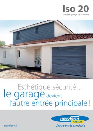 Porte de garage sectionnelle iso 20